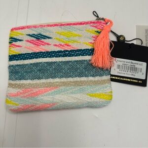 NEW America and Beyond DAPHNE MINI BAG Coin Purse Pouch Zipper